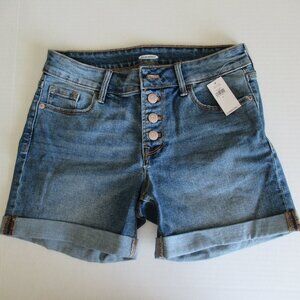 Old Navy Women's 5 Pocket Stretch Denim Shorts Sz 0 NWT